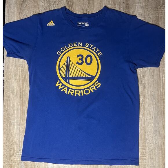 Steph Curry Golden State Warriors NBA #30 Jersey T-Shirt Medium - Picture 1 of 3